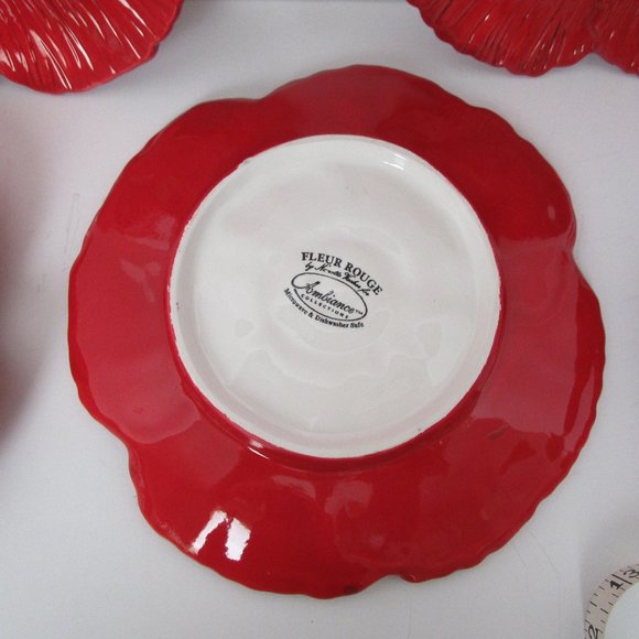 poppy shaped plates - Picture 5 of 6